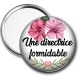Miroir de poche - une directrice formidable