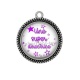 Pendentif Cabochon Argent - une super directrice