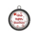 Pendentif Cabochon Argent - une super directrice
