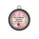 Pendentif Cabochon Argent - une prothésiste ongulaire qui déchire