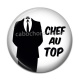 Cabochon Résine - chef au top