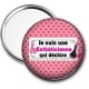 Miroir de poche - je suis une super esthéticienne