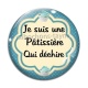 Cabochon Verre - je suis une pâtissière qui déchire