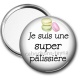 Miroir de poche - je sui une super pâtissière