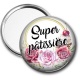 Miroir de poche - super pâtissière