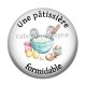 Cabochon Résine - une pâtissière formidable