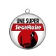 Pendentif Cabochon Argent - une super secrétaire