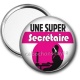 Miroir de poche - une super secrétaire