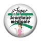 Cabochon Résine - super secrétaire médicale