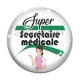 Cabochon Verre - super secrétaire médicale