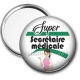Miroir de poche - super secrétaire médicale