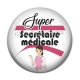 Cabochon Résine - super secrétaire médicale