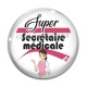 Cabochon Verre - super secrétaire médicale