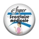Cabochon Résine - super secrétaire médicale