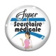 Cabochon Verre - super secrétaire médicale