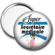 Miroir de poche - super secrétaire médicale
