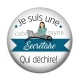 Cabochon Résine - je suis une secrétaire qui déchire
