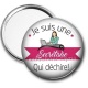Miroir de poche - je suis une secrétaire qui déchire