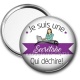 Miroir de poche - je suis une secrétaire qui déchire