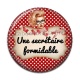 Cabochon Résine - une secrétaire formidable