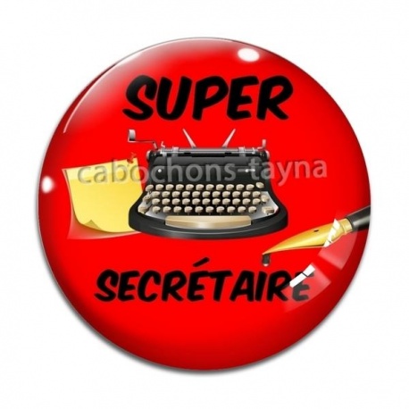 Cabochon Verre - super secrétaire
