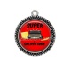 Pendentif Cabochon Argent - super secrétaire