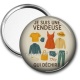 Miroir de poche - je suis une vendeuse qui déchire