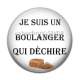 Cabochon Résine - je suis un boulanger qui déchire
