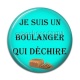 Cabochon Résine - je suis un boulanger qui déchire
