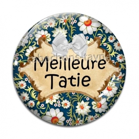 Cabochon Verre - meilleure tatie