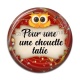 Cabochon Résine - pour une chouette tatie