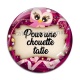 Cabochon Verre - pour une chouette tatie