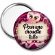 Miroir de poche - pour une chouette tatie