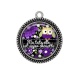 Pendentif Cabochon Argent - ma tata elle est super chouette