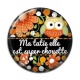 Cabochon Résine - ma tatie elle est super chouette