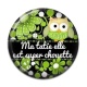 Cabochon Résine - ma tatie elle est super chouette