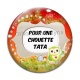 Cabochon Verre - pour une chouette tata