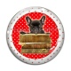 Cabochon Verre - chien
