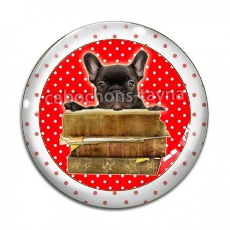 Cabochon Verre - chien