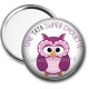 Miroir de poche - une tata super chouette