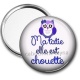 Miroir de poche - ma tatie elle est chouette