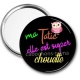 Miroir de poche - ma tatie elle est super chouette