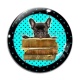 Cabochon Verre - chien