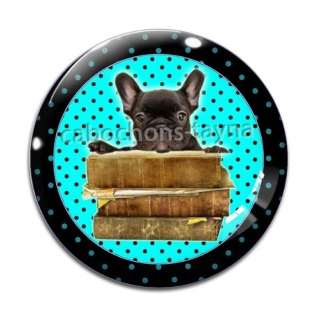 Cabochon Verre - chien