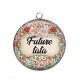 Pendentif Cabochon Argent - future tata