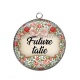 Pendentif Cabochon Argent - future tatie