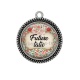 Pendentif Cabochon Argent - future tatie