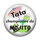 Cabochon Résine -  tata championne de mojito