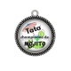 Pendentif Cabochon Argent -  tata championne de mojito