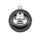 Pendentif Cabochon Argent - je suis une tatie unique
